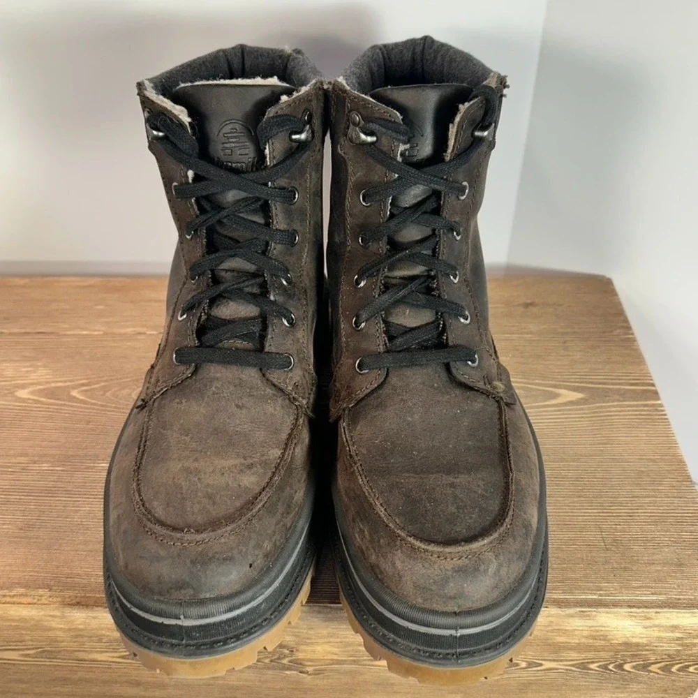 Kamik Tyson G Winter Boots Mens SZ 10 Waterproof Leather Snow Insulated Gorpcore